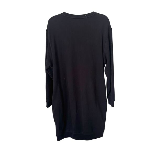 MCQ ALEXANDER MCQUEEN Sweatshirt Dress Sequin Detail Medium - Picture 3 of 5